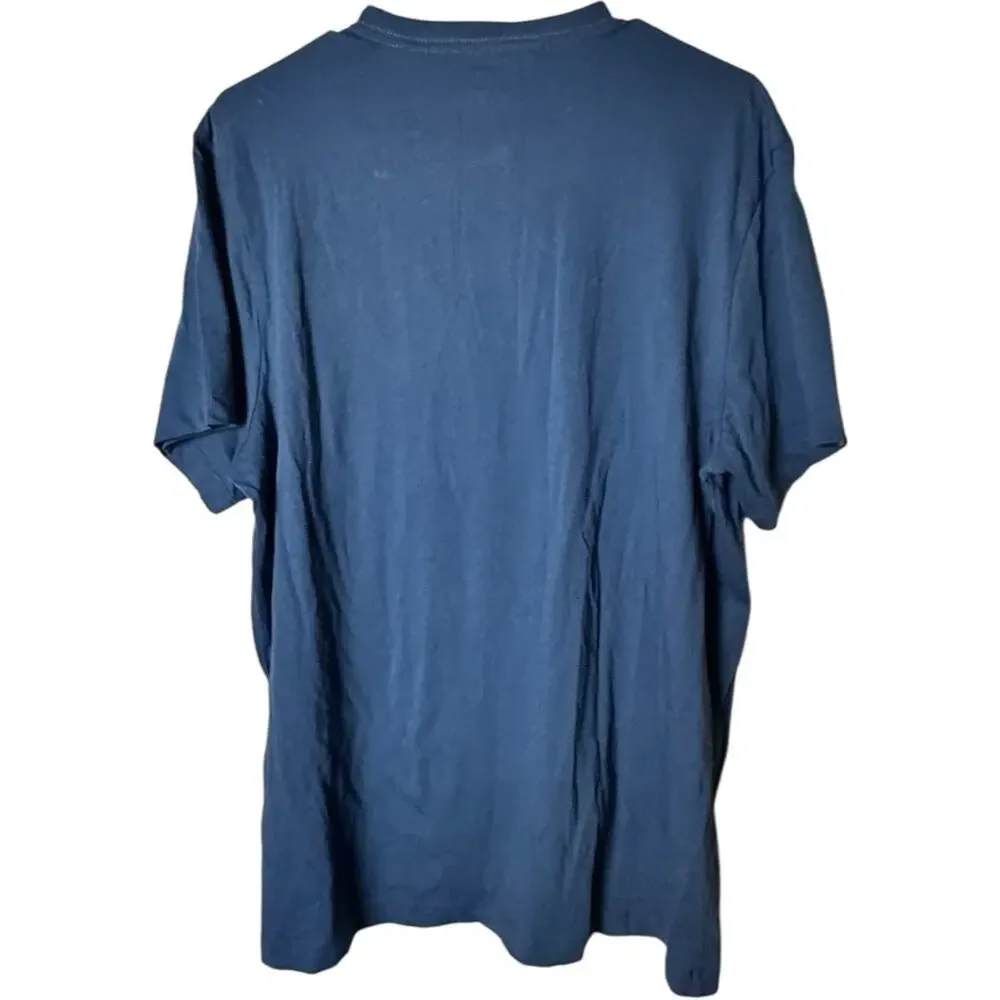 J. Crew Men's Blue Graphic  Card Game T-Shirt Sz L NWT